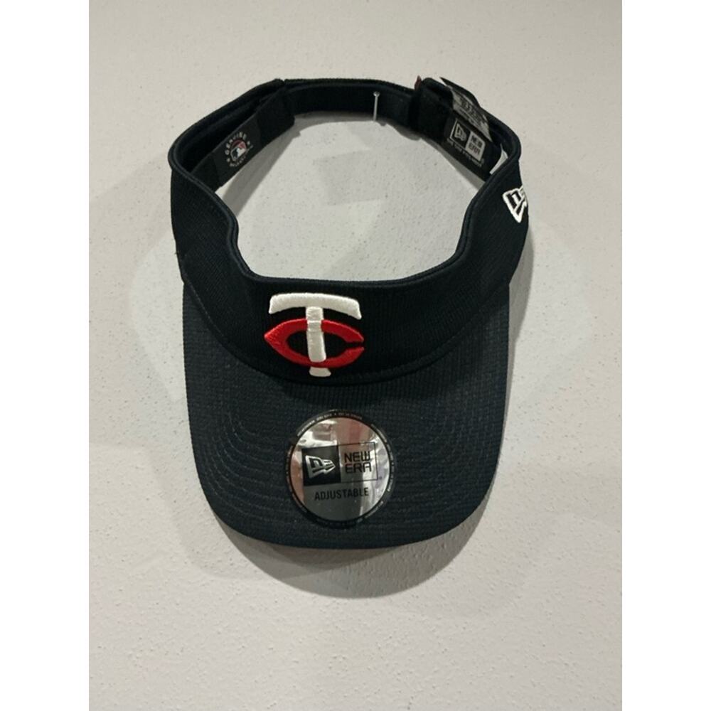 New Era Minnesota Twins Navy Visor Adjustable Hat